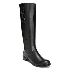 NWT Life Stride Stormy Riding Boot Wide Calf Black